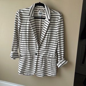 Old Navy striped knit blazer